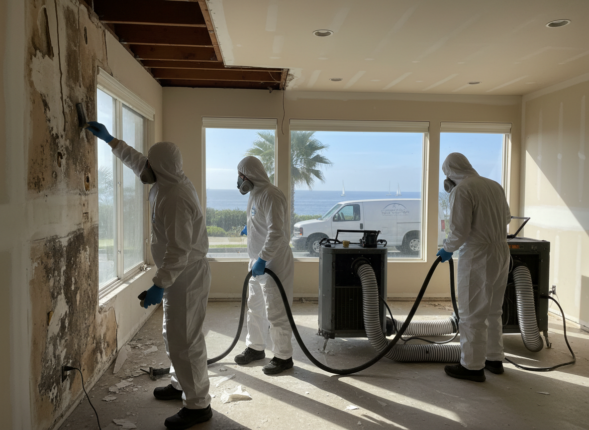 Mold Remediation Service  work by Mold Remediation Service Corona Del Mar in Corona Del Mar, California