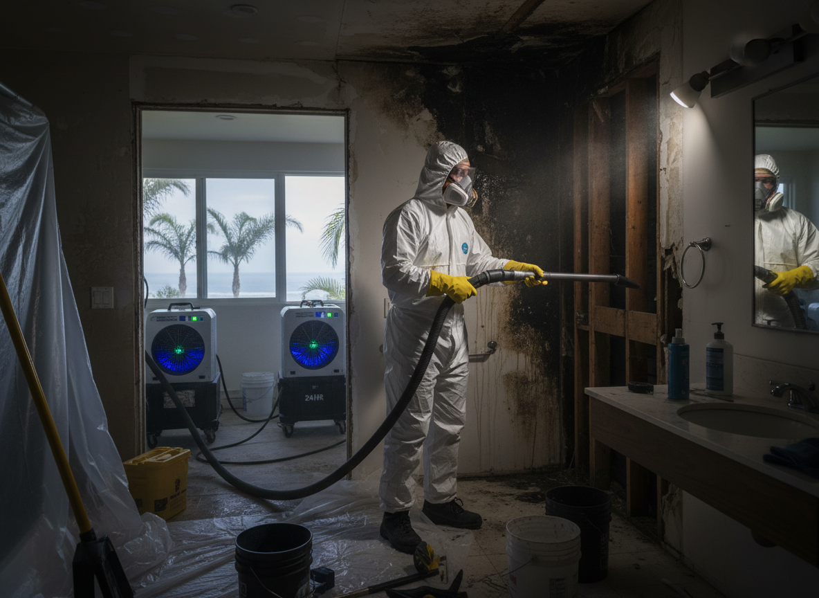 24 hour mold removal in Corona Del Mar