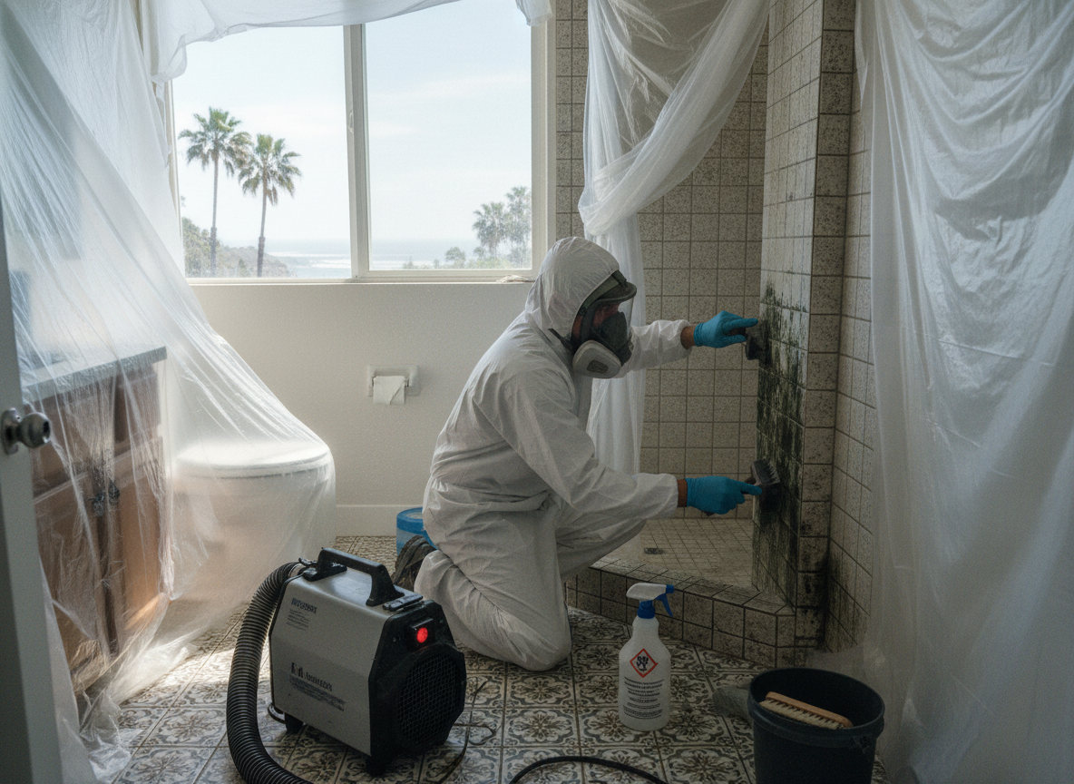 bathroom mold removal service in Corona Del Mar