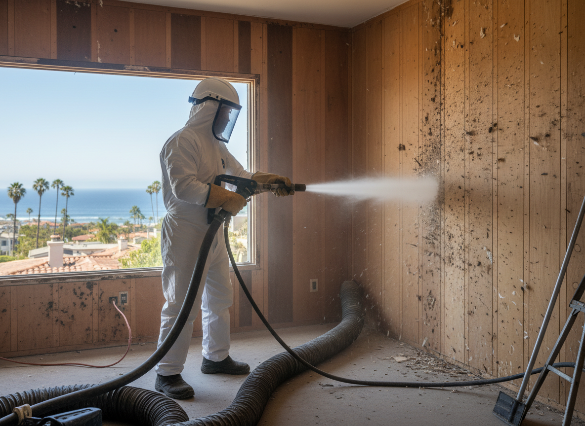 dry ice blasting mold in Corona Del Mar